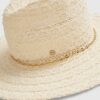 Cream Lace Fedora Hat