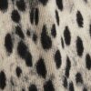 Cream leopard Print Long Sleeve Ribbed Top
