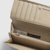 Cream Panelled Clip Top Purse