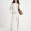 Cream Premium Long Sleeve Batwing Sweatshirt