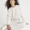 Cream Premium Long Sleeve Batwing Sweatshirt