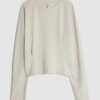 Cream Premium Long Sleeve Batwing Sweatshirt