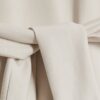 Cream Premium Long Sleeve Tie Front Top