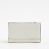 Cream RR Monogram Embossed Mini Purse