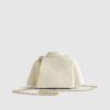Cream Shirt Mini Purse