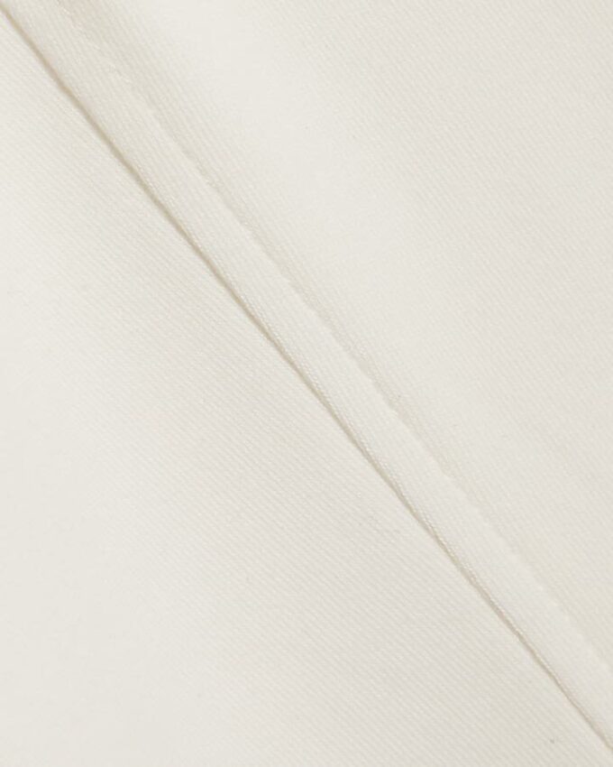 Cream Short Sleeve Tie Back Seamed Top