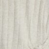 Cream Short Sleeve Wide Ribbed Knot Side Top