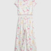 Girls Cream Bow Pyjamas Set