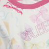 Girls Cream Bow Pyjamas Set