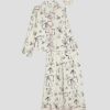Girls White Bow Monochrome Pyjamas Set