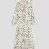 Girls White Bow Monochrome Pyjamas Set