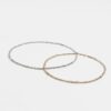 Gold colour chain necklace multipack