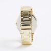 Gold Metal Hexagon Face Watch