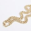 Gold Plated curb chain necklace