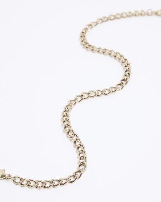 Gold Rhodium Watch Chain