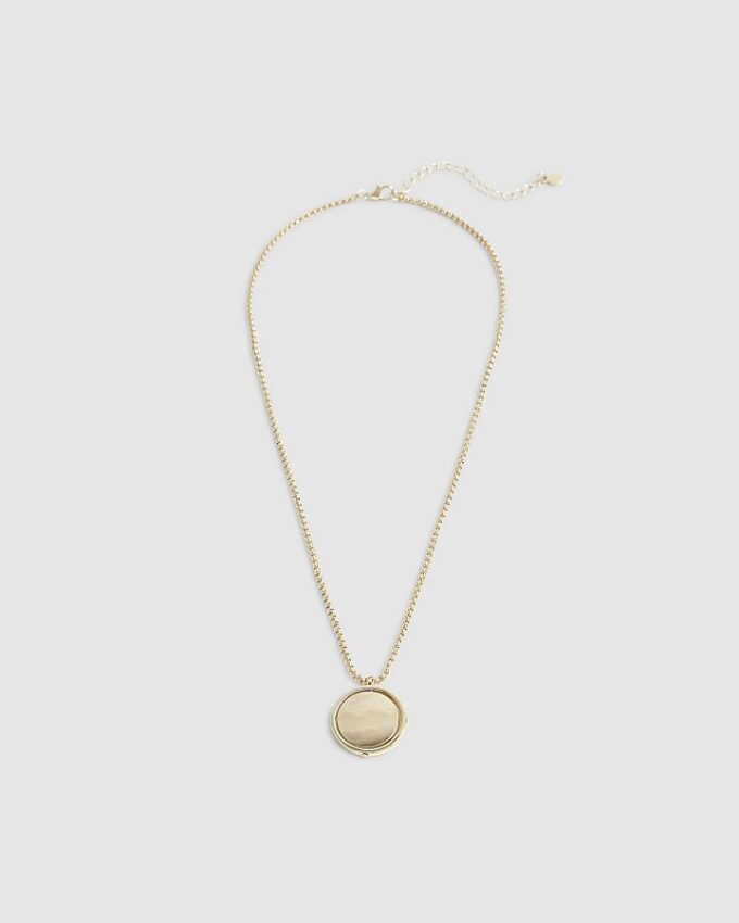 Gold Spinner Necklace