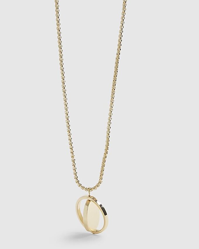 Gold Spinner Necklace