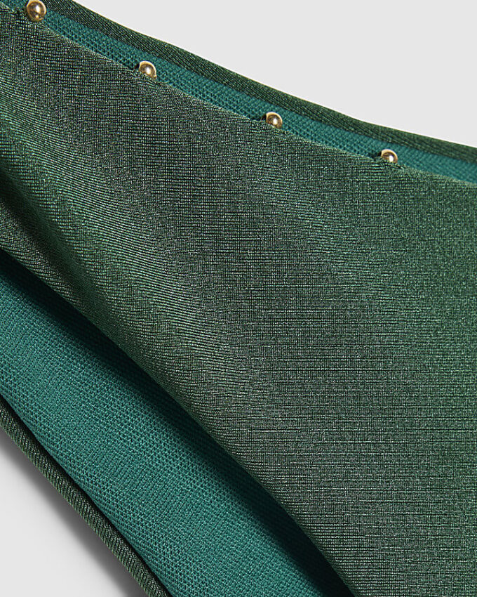 Green High leg Bikini Bottoms