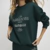 Green Les Parisiennes Sweatshirt