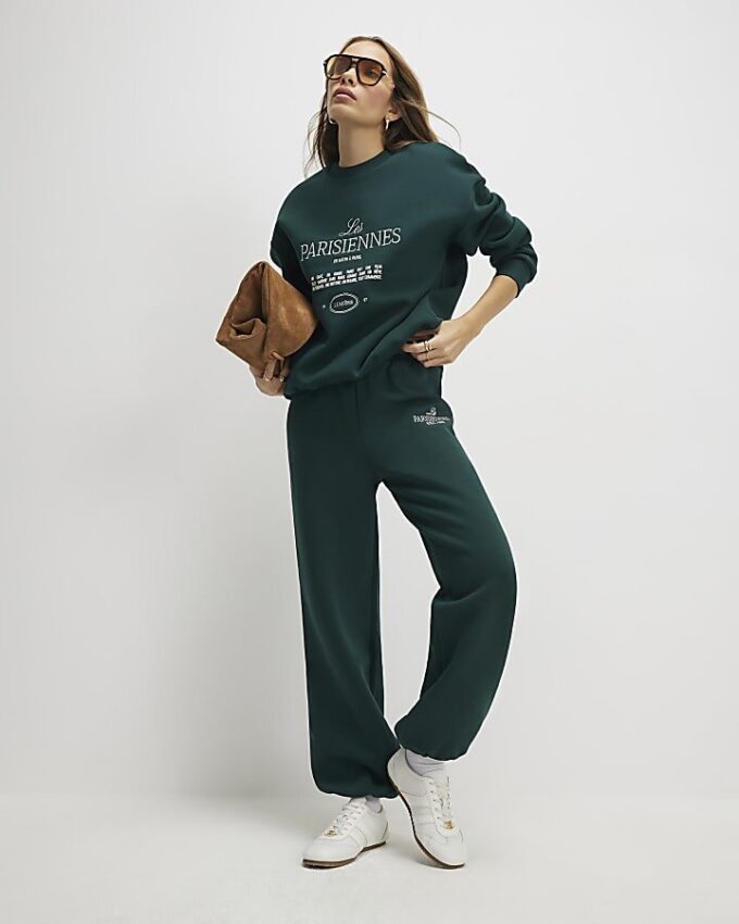 Green Les Parisiennes Sweatshirt