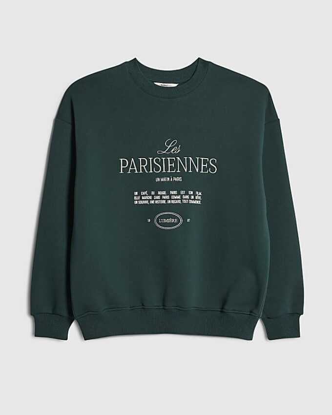 Green Les Parisiennes Sweatshirt
