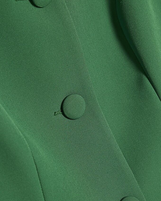 Green Longline Waistcoat
