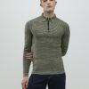 Green Muscle Fit Hexagon Polo Shirt