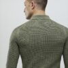 Green Muscle Fit Hexagon Polo Shirt