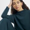 Green Premium High Neck Top