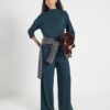 Green Premium High Neck Top