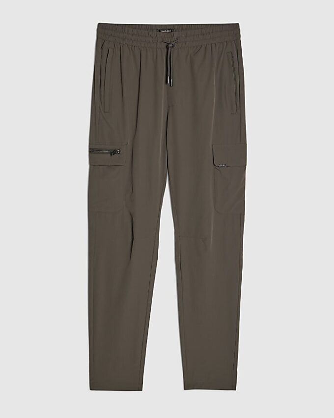 Green Skinny Fit Cargo Trosuers