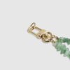 Green Stone Beaded Phone Chain