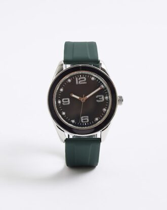 Green Strap Watch