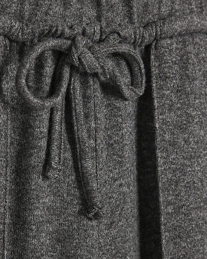 Grey Cosy Balloon Leg Joggers
