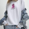 Grey Giddy Up Cowboy Boots Sweatshirt