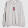 Grey Giddy Up Cowboy Boots Sweatshirt