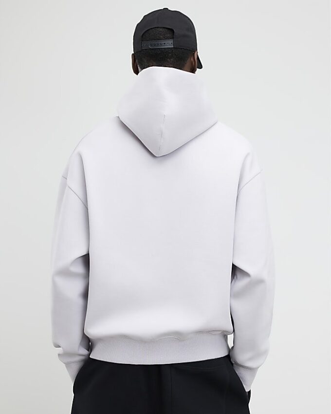 Grey Oversized Fit Luminis Hoodie