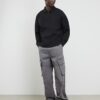 Grey Oversized Fit Luminis Polo Shirt