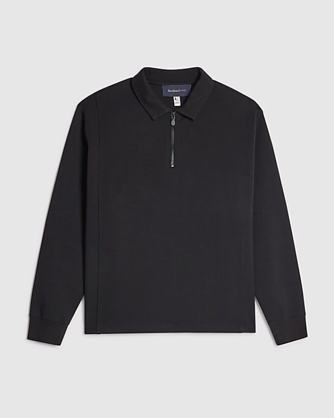 Grey Oversized Fit Luminis Polo Shirt