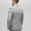 Grey Puppy Tooth Skinny Suit Jacket