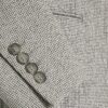Grey Puppy Tooth Skinny Suit Jacket