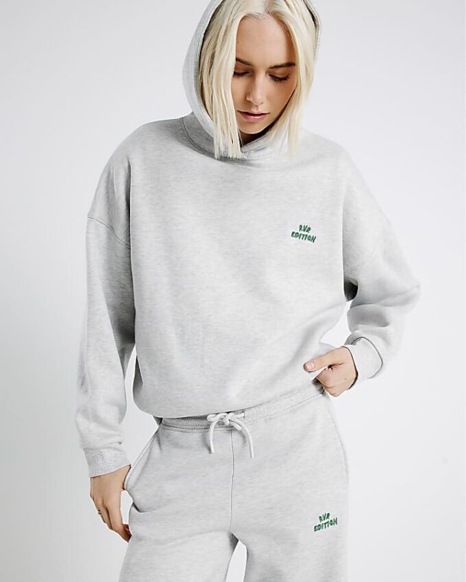 Grey RVR Edition Back Print Hoodie