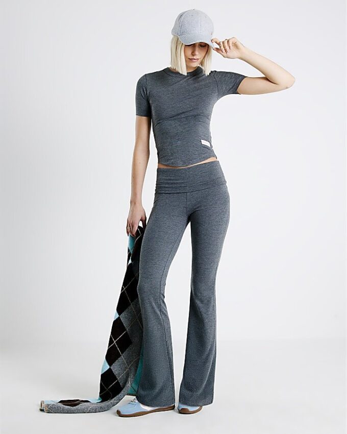 Grey RVR Edition Curved Hem T-Shirt