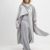 Grey Short Sleeve Cosy Cap Sleeve Top