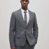 Grey Skinny Fit Suit Jacket
