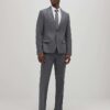 Grey Skinny Fit Suit Jacket