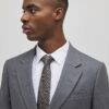 Grey Skinny Fit Suit Jacket