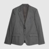 Grey Skinny Fit Suit Jacket
