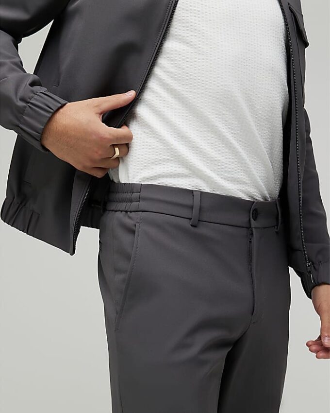 Grey Skinny Fit Trousers