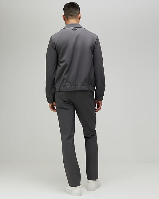 Grey Skinny Fit Trousers